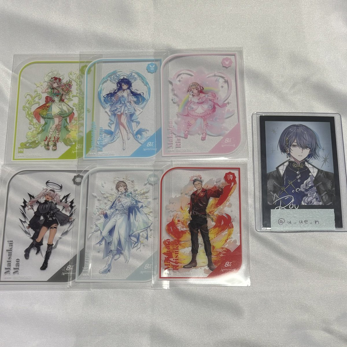 u_ue_n's tweet photo. 【交換】にじさんじ 8th Anniversary 8周年 OS特典 クリアカード クリカ 

【譲】画像1、2枚目
【求】画像3枚目

郵送もしくは名古屋手渡し
カード上段は下段のお譲り先が決まってからのお取引優先

検索からもお気軽にお声掛けください。 https://t.co/k1se11EJJ3