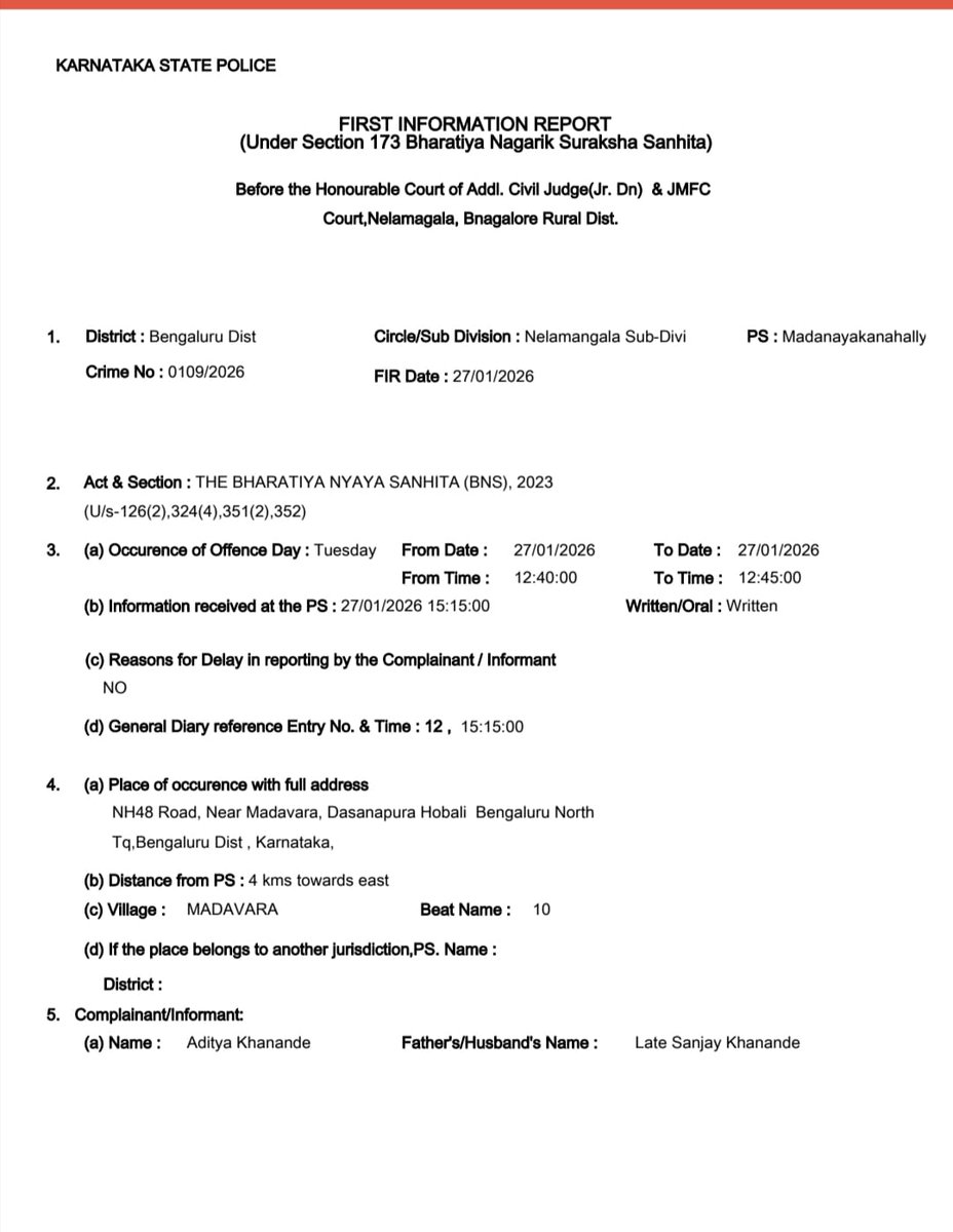 Madanayakanahalli Police Station tweet media