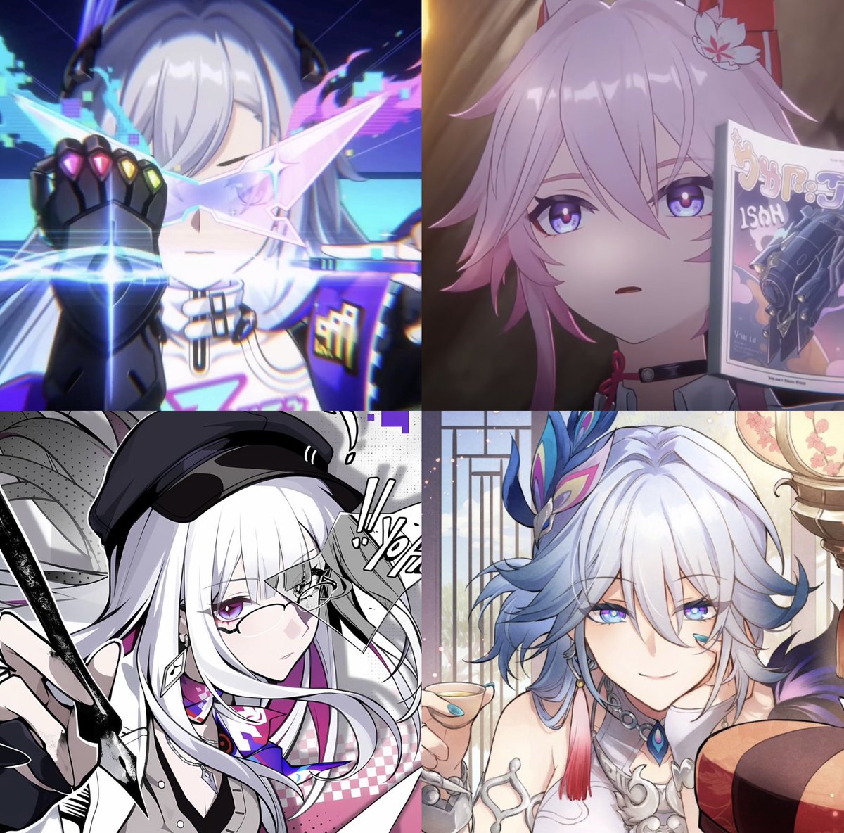 acheswaan's tweet image. my dream team :

Silver wolf sp main dps
Evanescia sub dps
Nihilux support 
Flexible spot (preferably sustain abilities)