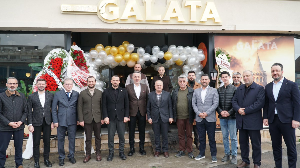 Serdivan’da hizmete açılan Galata işletmesinin açılışını; İl Başkanımız Sayın Yunus Tever, BŞB Genel Sekreter Yrd. Sayın İlhan Yılmaz, İlçe Başkanımız Sayın Yusuf Haldızoğlu