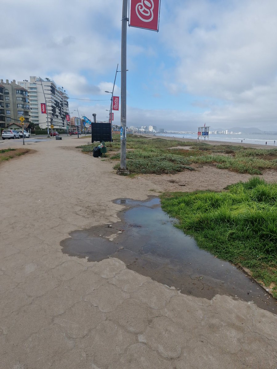 Av del Mar con los Perales poniente, hace rato que viene aflorando <a href="/munilaserena/">Municipalidad de La Serena</a> 💧