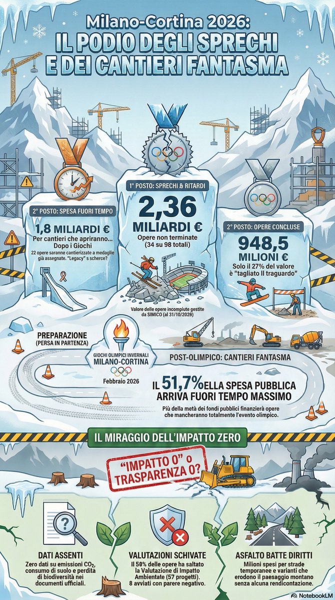 sulemarejentu's tweet photo. #MilanoCortinaOlympics2026 il podio degli sprechi https://t.co/XuIZHMXD9c