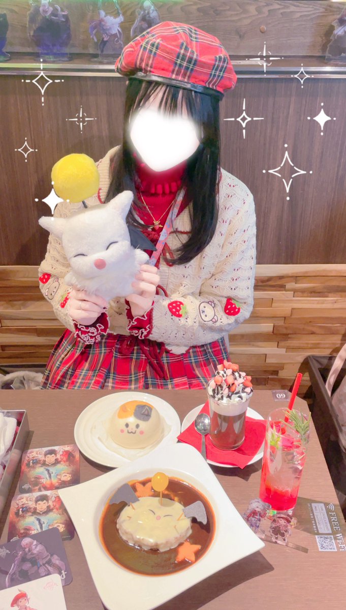 nyaoponz's tweet photo. エオカフェいってきました꒰ᐢ . ̫ . ᐢ꒱🍫💗
ヴァレンティオンをたのしんだ！！
#FF14 #エオカフェ #エオルゼアカフェ https://t.co/mvAIoFWned