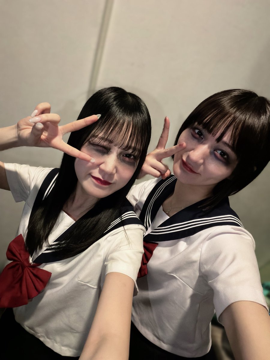 4日目！2公演、ご来場頂いた皆さまありがとうございました！

今日は7人岬3と📸
いつもありがとうだよ〜❤️‍🔥

明日は千秋楽！
ご来場お待ちしてます👹

#鬼は妖怪