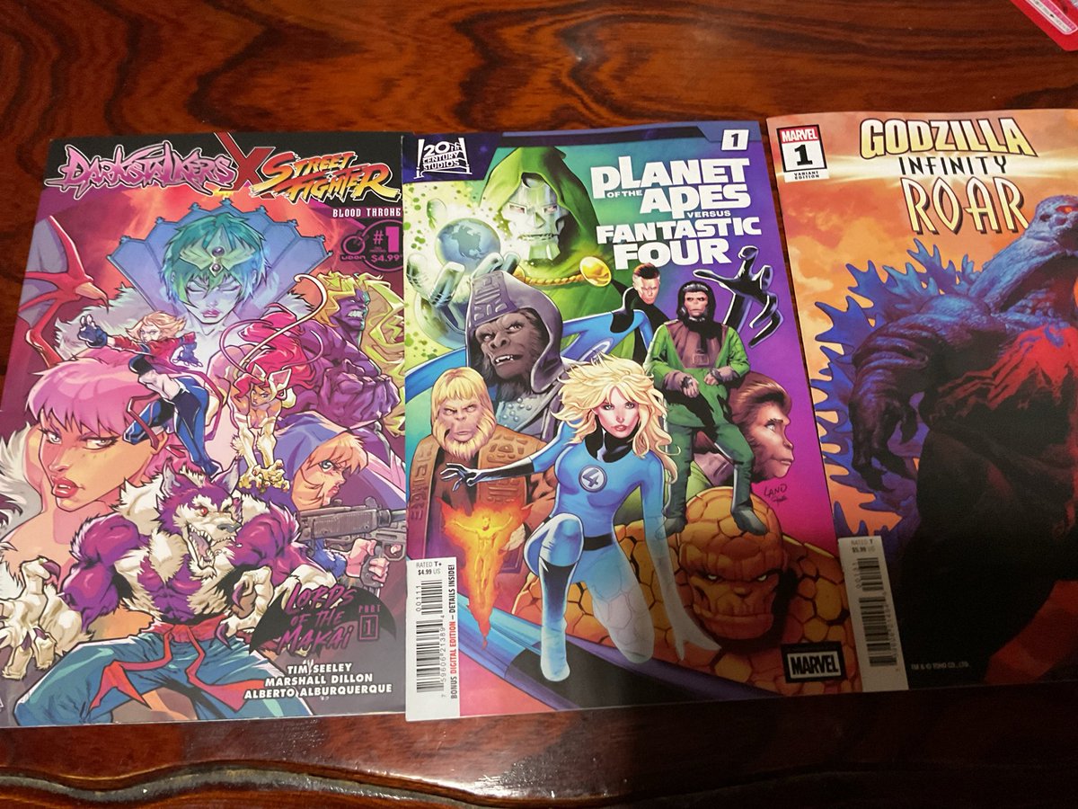 買い逃していたバンパイアvsストリートファイター他諸々のアメコミを