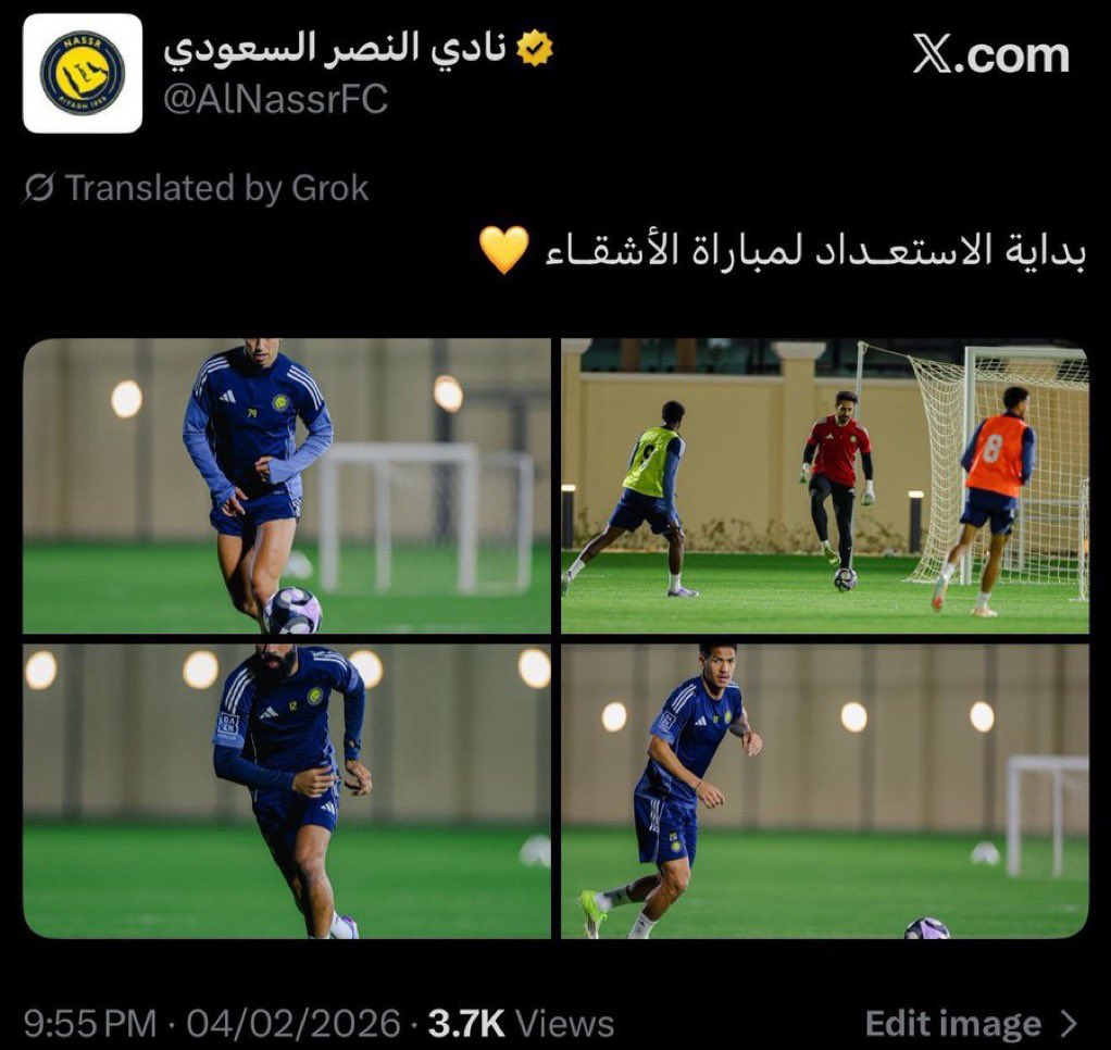 assdghhh's tweet photo. #النصر_الاتحاد 
قبل المباراة أشقاء هـذا درس لكم ليتكم تتعلمون @ittihad @AlNassrFC https://t.co/0GGRSdO2p8