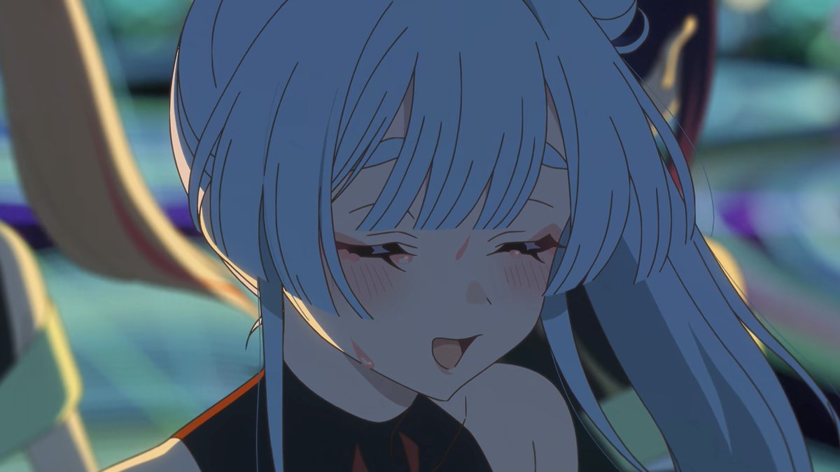 重新看一次【超時空輝耀姬！】，
發現八千代的原創曲，
歌詞都是在向彩葉訴說長久以來的愛意，
Ex-Otogibanashi的尾聲，
唱到「きっと永遠だった
逢いたいと願うまで」這邊的時候，
跟彩葉輝耀留下的汗水不同，
只有八千代是流下淚水🥲
#超かぐや姫