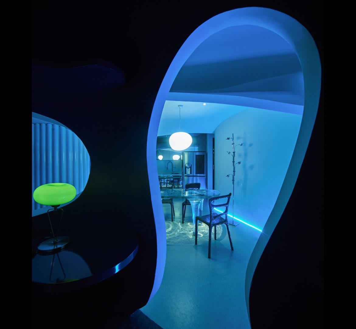 SciFiArchives's tweet photo. Space age apartment in Ho Chi Minh City https://t.co/fsfLNr8BbH