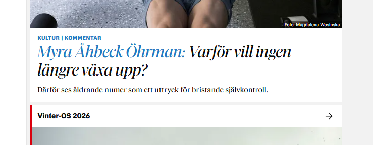 Försökte leta efter passager där Myra lyfte fram att hon:

1. Försökte lansera sig som streamer vid nära 40 fyllda.
2. Vilket finansierades med pengar från hennes bonnierbastard till expoit.
3. Heltidssysslan verkar vara "studier" men även det ljuger hon tydligen om.