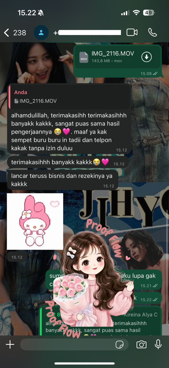 jasa edit video, joki edit video! Wa no DM tweet media