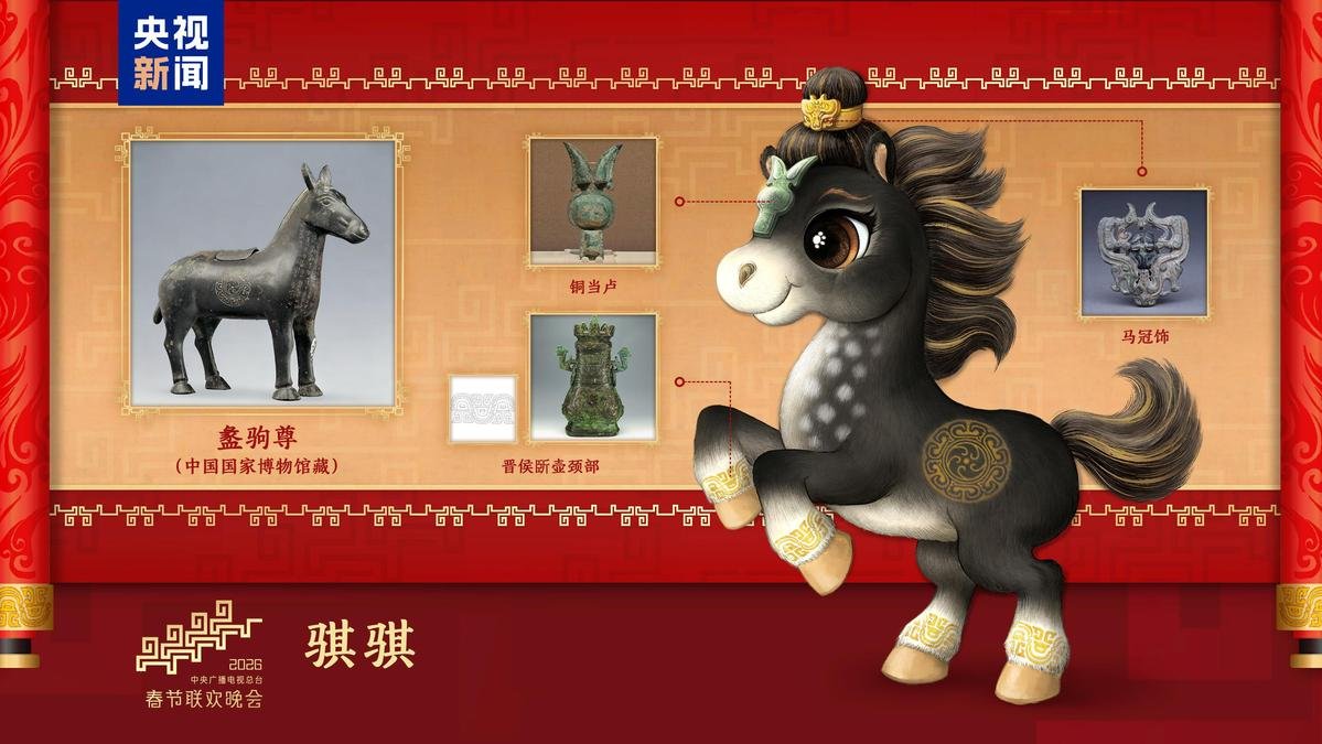 今年春晚以“骐骥驰骋，势不可挡”为主题，讲的是时代向前、力量奔涌。
骐骥，象着被托付的千里马；春晚的吉祥物骐骥正是一匹黑马

代表仍在路上、尚未被完全看见的潜力与变量。
骐骥的背后，往往曾是无人问津的黑马；
黑马的奔跑，正是通向骐骥的过程。

在新的时代与周期中，真正的力量，