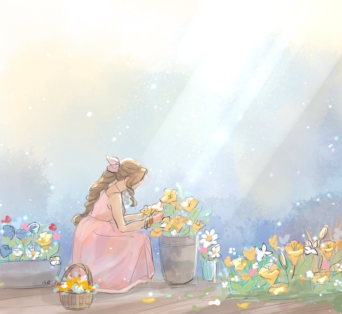 🌸 #Aerith #AerithBirthday