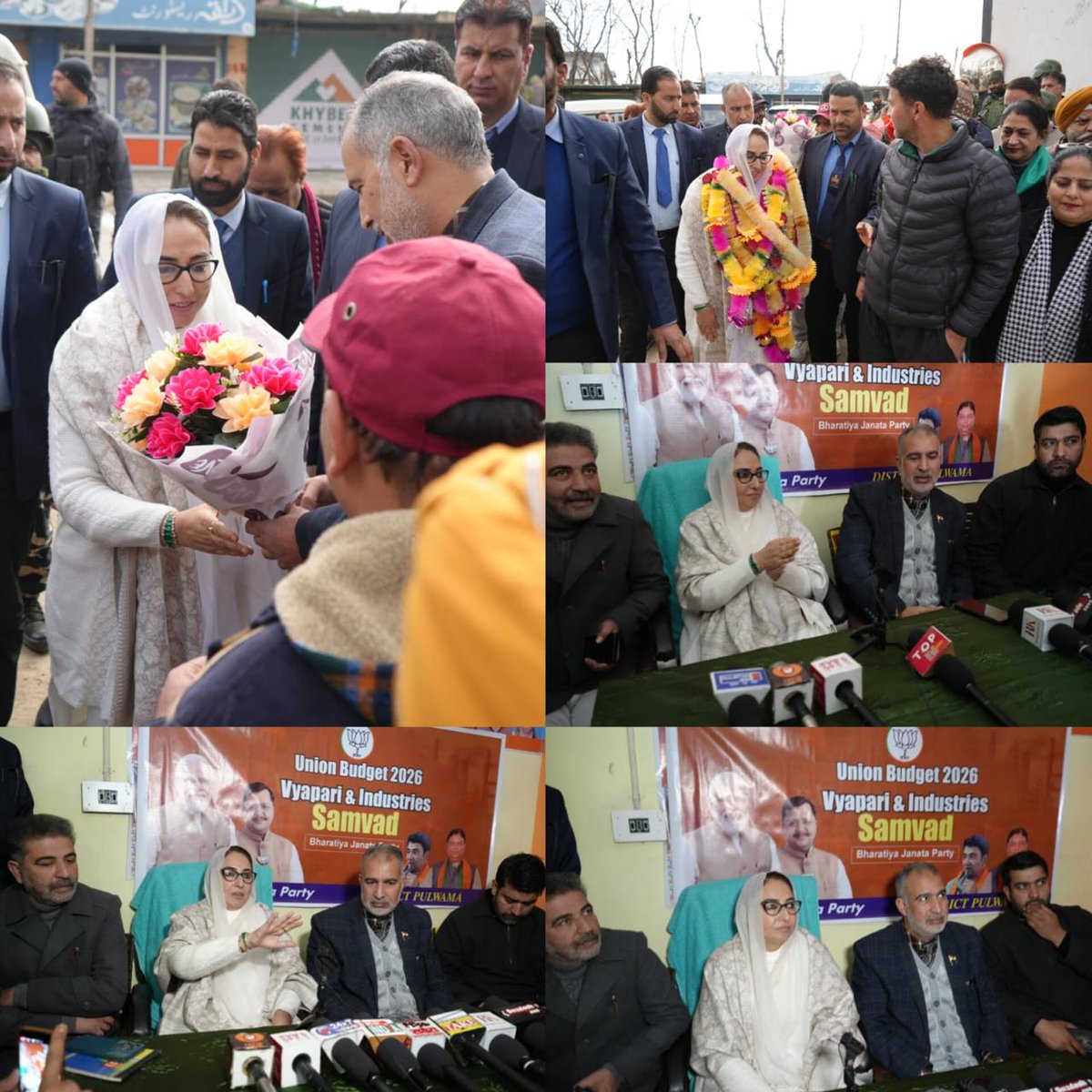drdarakhshan's tweet photo. Union Budget 26-27: Addressed an interactive event with media at BJP District Office Pulwama today. 
Union Budget will strengthen further our economy through innovative and technological missions, welfare programmes reforms and schemes. Modiji's vision of making India a global leader gets a boost through this budget. 
#VikistBharatbuget 
@diprjk @PIBSrinagar @PMOIndia @narendramodi @AmitShah @AmitShahOffice @amitmalviya @PIB_India @PIBHomeAffairs @BJP4India @BJP4JnK @KirenRijiju @JPNadda @tarunchughbjp @OfficeOfLGJandK @blsanthosh @HMOIndia @manojsinha_ @NitinNabin