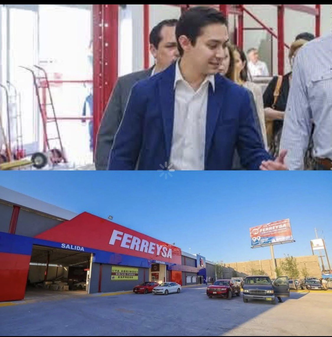 🛑 FERRETERÍA FERREYSA DE REYNOSA TAMAULIPAS. 

SE SUICIDO presuntamente por problemas con el suegro ya que le habían detectado malos manejos con la concretera (Robo) , conocido por su mala Tomada alcoholica , prepotente y problemático al verse descubierto de sus fechorías