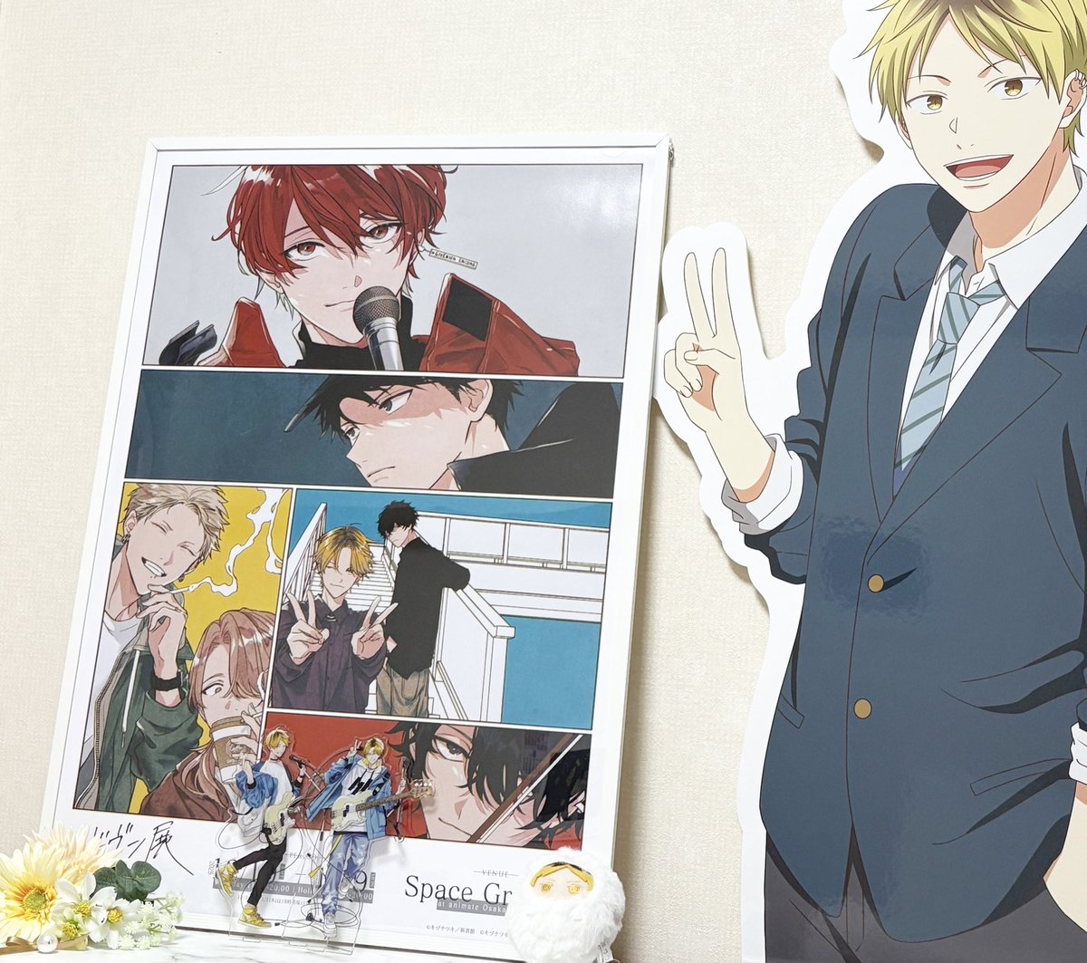 ご縁があり、ギヴン展大阪会場のポスターをいただきました…❕ 大好きな