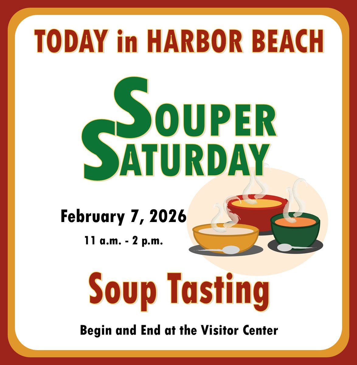 Can't wait to see YOU in Harbor Beach TODAY!