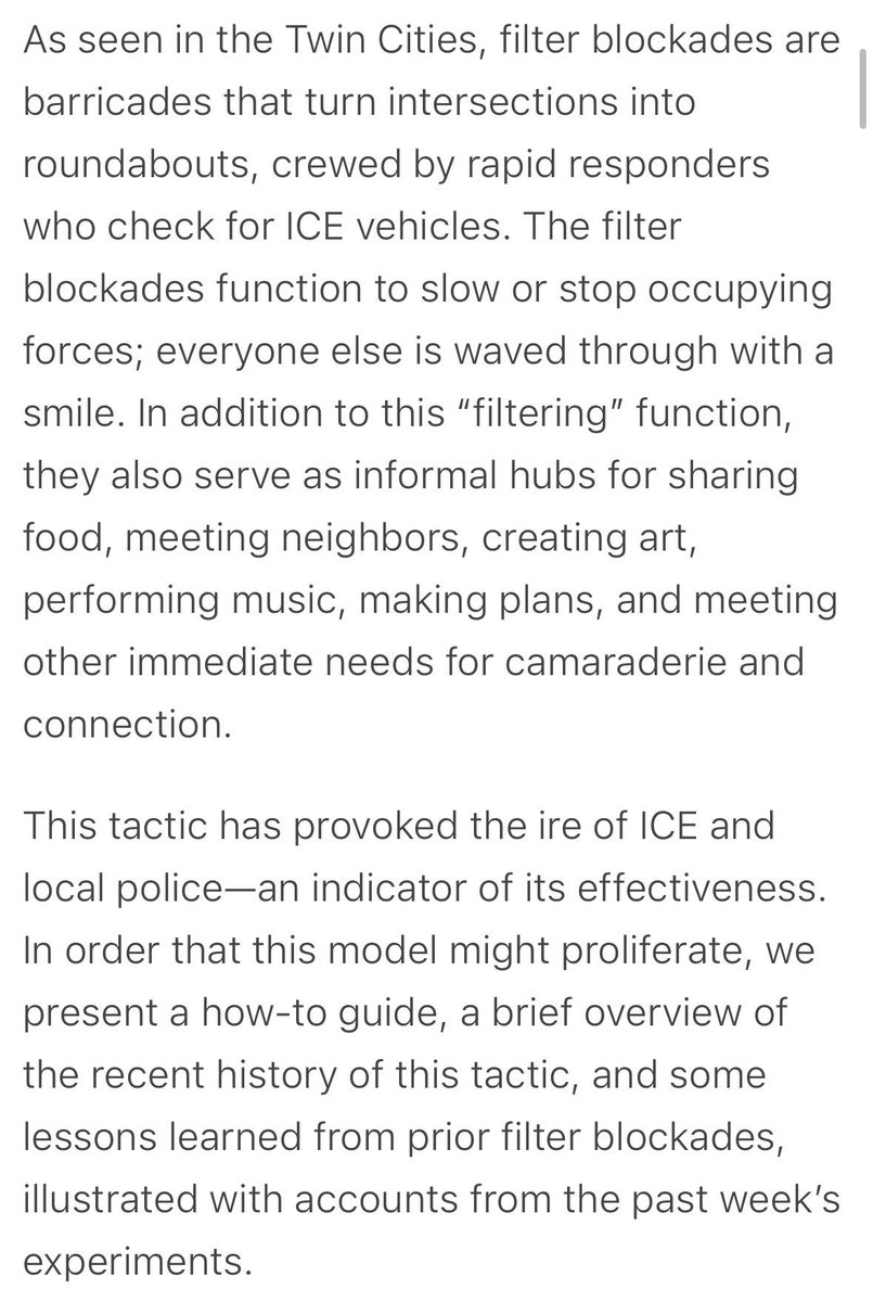 illwilleditions's tweet photo. New must-read article on the emergence of “filter blockades,” in the Twin Cities, including a how-to guide and brief history. 

https://t.co/IdpXh9PivT https://t.co/hEXjHFekem