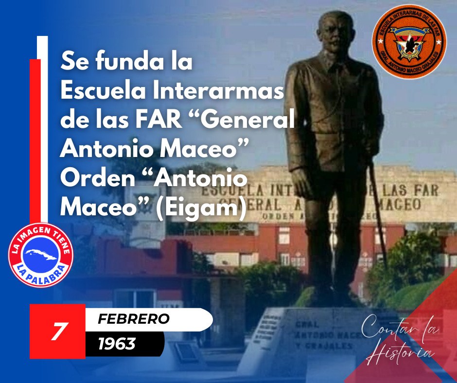 "...lo que puedo decir de esta escuela, es que sus cadetes, aún sin haber estado en la guerra, se gradúan oficiales veteranos..." #Fidel
#CubaEstáFirme 
#Cuba