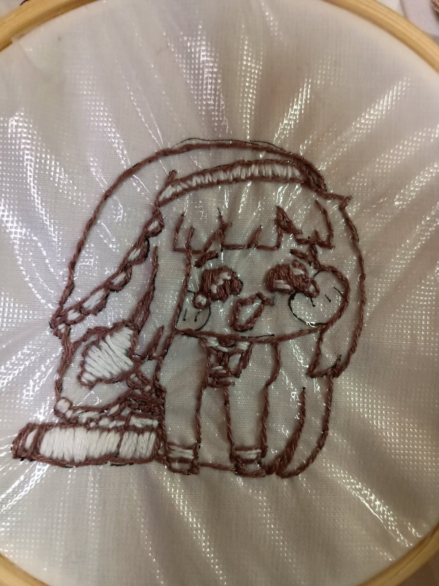nkrd32's tweet photo. ｽﾋﾟｷの刺繍してる https://t.co/SUtHJ2aoK4