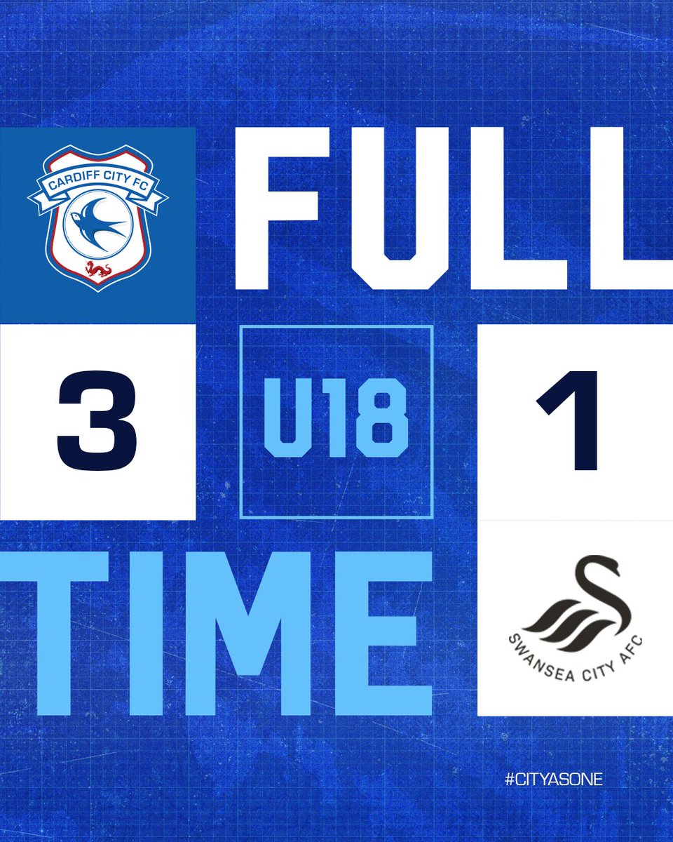 CF11Academy's tweet photo. The Bluebirds take all three points! 💙

#CityAsOne https://t.co/f24dGdJNxk