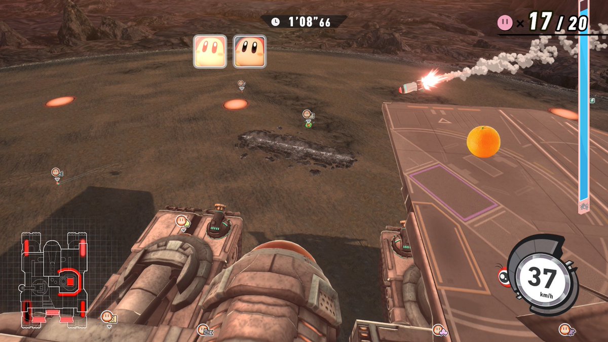 ギガンテス乗ってるのに攻撃されて涙目なの可愛すぎる💋見える位置にみかん湧いておもしろかったから撮っちゃった