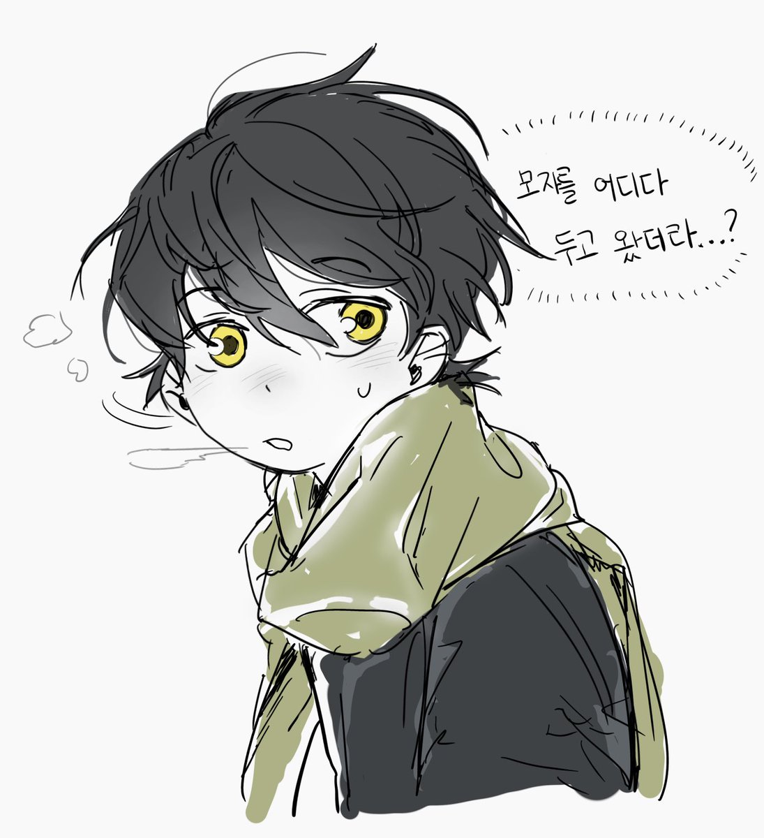 모자 잃어버린 애기 포로🔨❄️💕