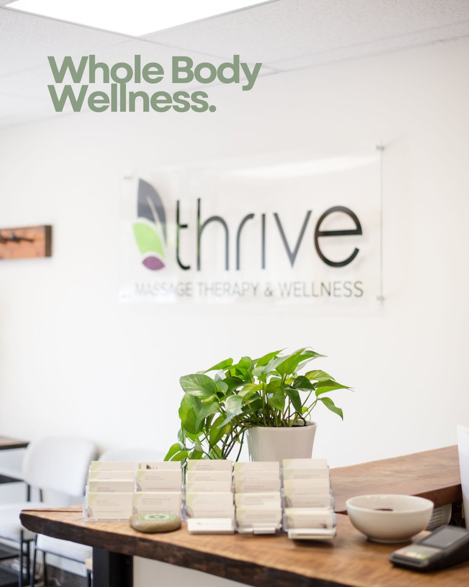 ✨ Ready to Thrive from the inside out?
At Thrive Massage &amp; Wellness, everything you need for whole body wellness is all in one place. 
Find your balance, restore your energy, and Thrive 💚
#WholeBodyWellness #ThriveMassageWellness #SelfCareJourney #WellnessInOnePlace