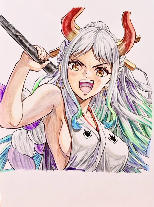 色んなアニメの模写です