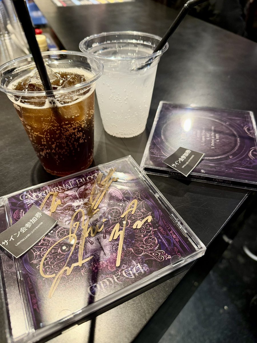 ノクブラ名古屋楽しかった🤘🖤 サイン会緊張しすぎて頭真っ白で自分が