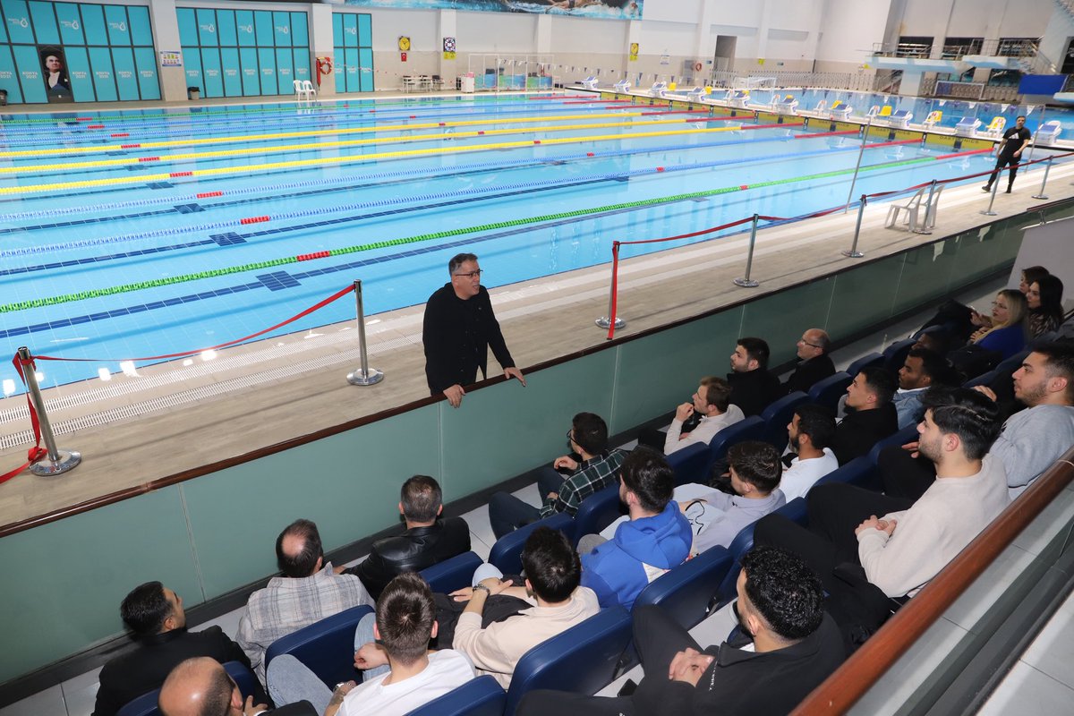 GSB_Konya's tweet photo. İlimizde faaliyet gösteren özel yükseköğrenim öğrenci yurtlarına yönelik hayata geçirilen “Yüzme Bilmeyen Kalmasın” Projesi kapsamında düzenlenen yüzme kurslarına katılan öğrenciler, eğitimlerini başarıyla tamamladı. https://t.co/TfvqlyVntk