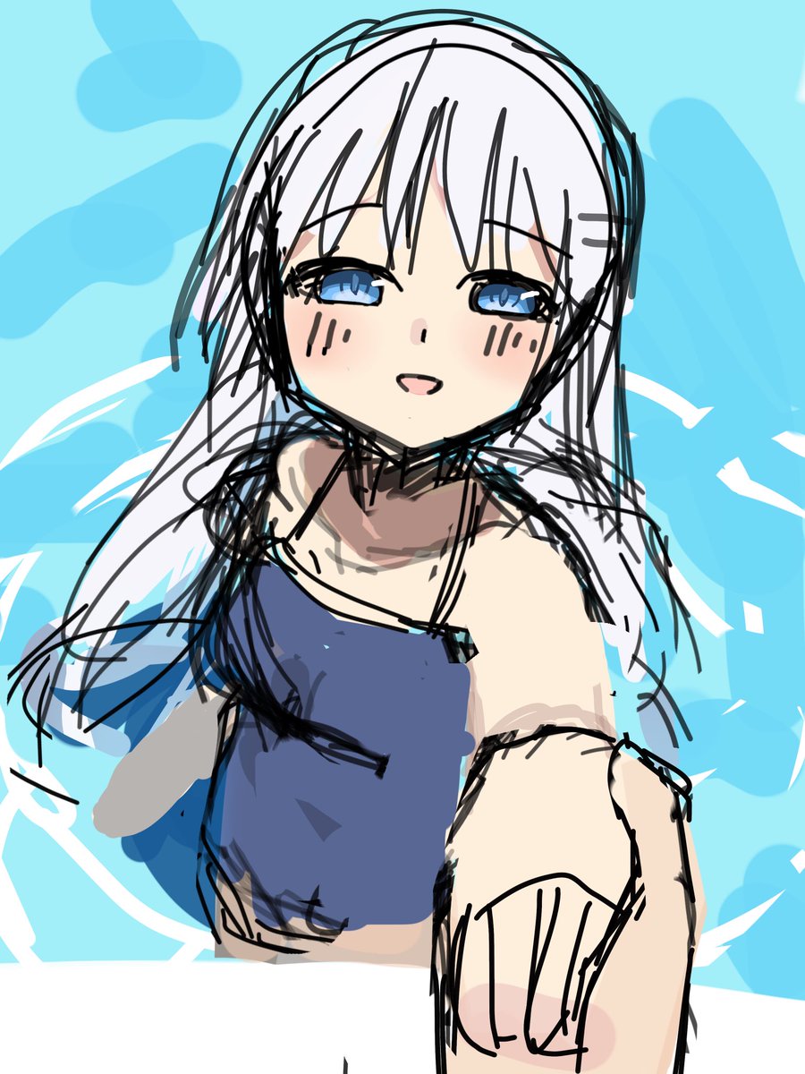 SmpkFanart's tweet photo. ちゃんと泳げてたよ https://t.co/eHzqPmTyZ8