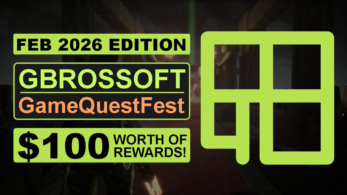 GameQuest Fest February 2026 is LIVE🔥

Complete this month’s featured achievement in #OutliverTribulation to qualify for cash, Steam gift cards &amp; more. January winners are also revealed.

Watch &amp; enter: youtu.be/CHr9yY83fHY?si…

#GameQuestFest #SteamGiveaway #PCGaming #IndieGames