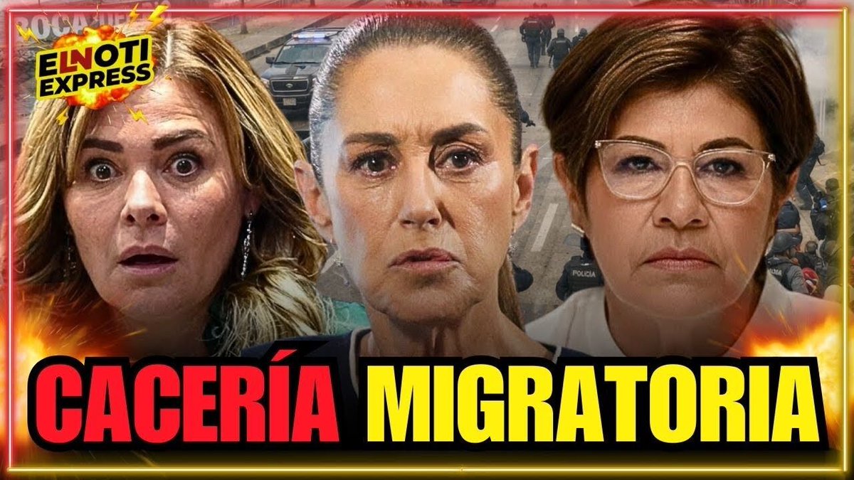 🎥 Nuevo episodio en el canal: 
 
🚨 ¡REDADAS MIGRATORIAS EN VERACRUZ! Sheinbaum Desconoce Operativos en Bares  

👇 Míralo aquí: youtube.com/watch?v=pDyo7L…  
#ElNotiExpress