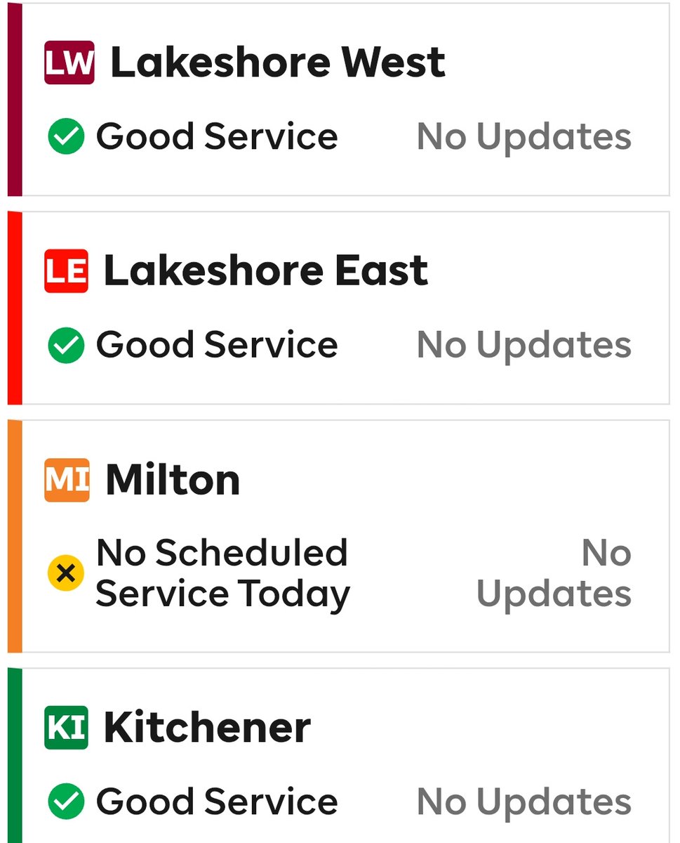 Mississauga_Cal's tweet photo. GO TRAIN - SERVICE RESTORED: *TODAY* Sat Feb 7 #Mississauga #GOTransit 🚉 🚨Service Updates 🔗: https://t.co/RDN8tWLfxC https://t.co/YfnhpINpGN