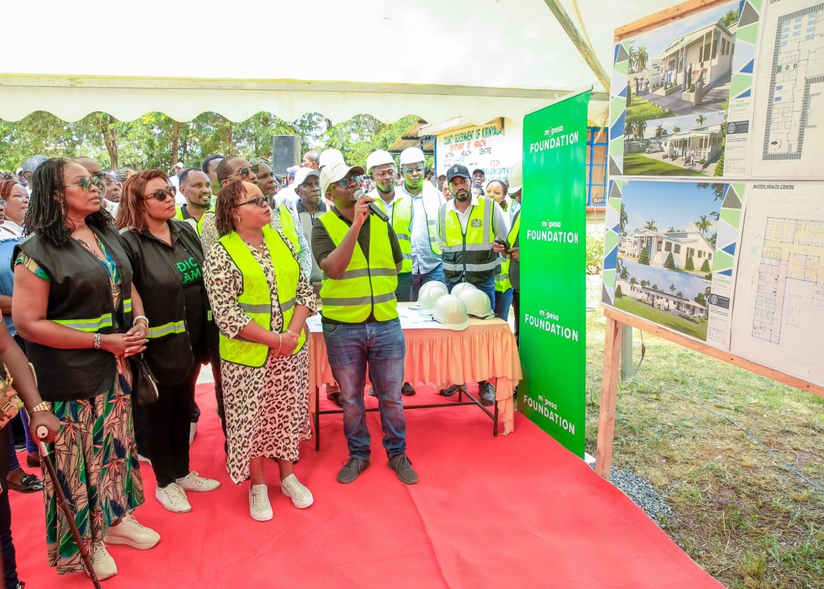 AnneWaiguru's tweet photo. In Mutithi today, we partnered with the @MPESA_FDN and other partners to deliver a free medical camp reaching over 3,000 residents, while breaking ground for a 50-bed maternity wing at Mutithi Health Centre, bringing quality healthcare closer to our people.

The new maternity unit will improve maternal and newborn care and ensure safer, dignified deliveries for mothers in Mwea West. #KaziIongee #KirinyagaRising #WiraWarie
@WilliamsRuto 
@HonAdenDuale 
@MOH_Kenya 
@Kirinyagabunge 
@County_20 
@KenyaGovernors