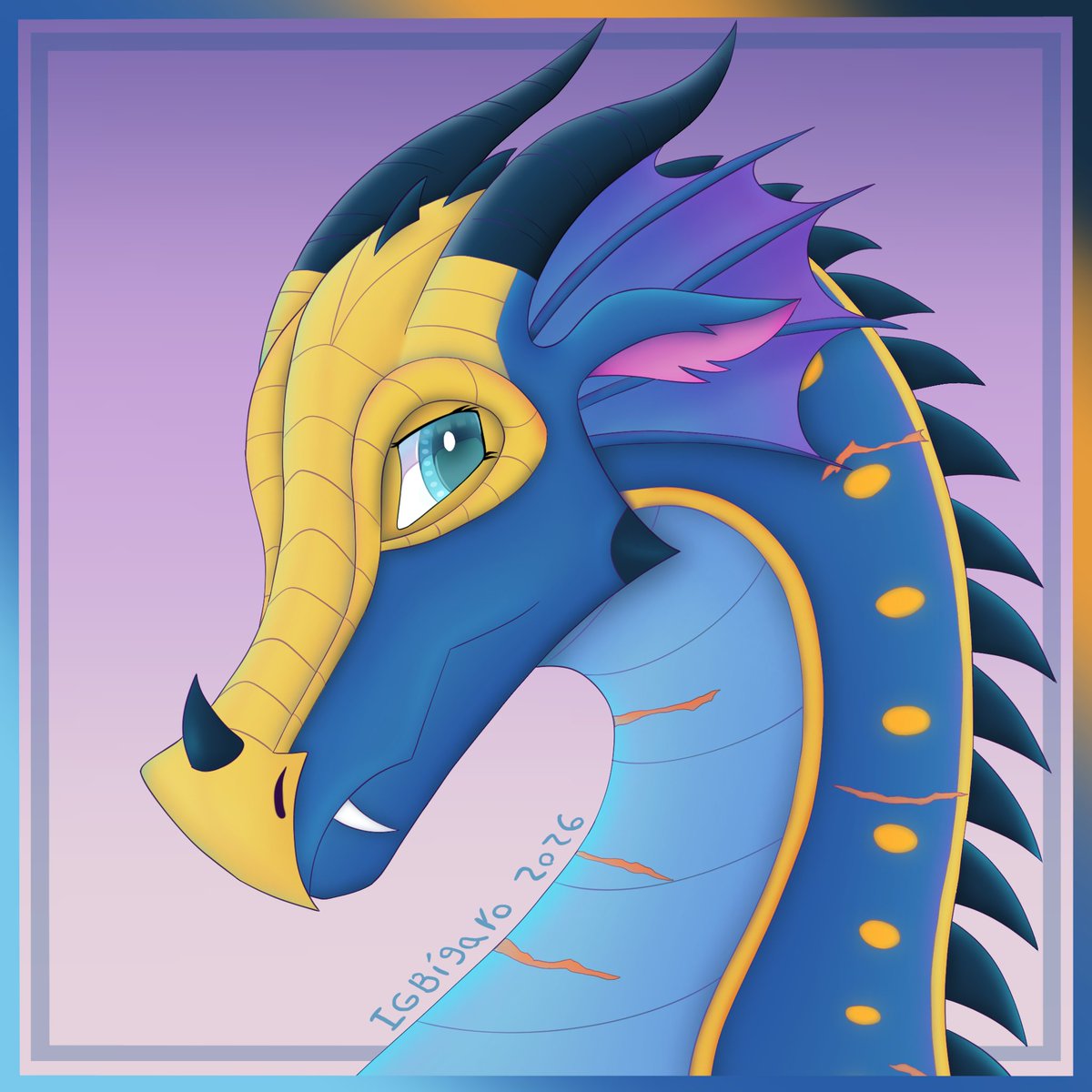 Tamarin portrait.

One of my favorite rainwings, I love drawing her!