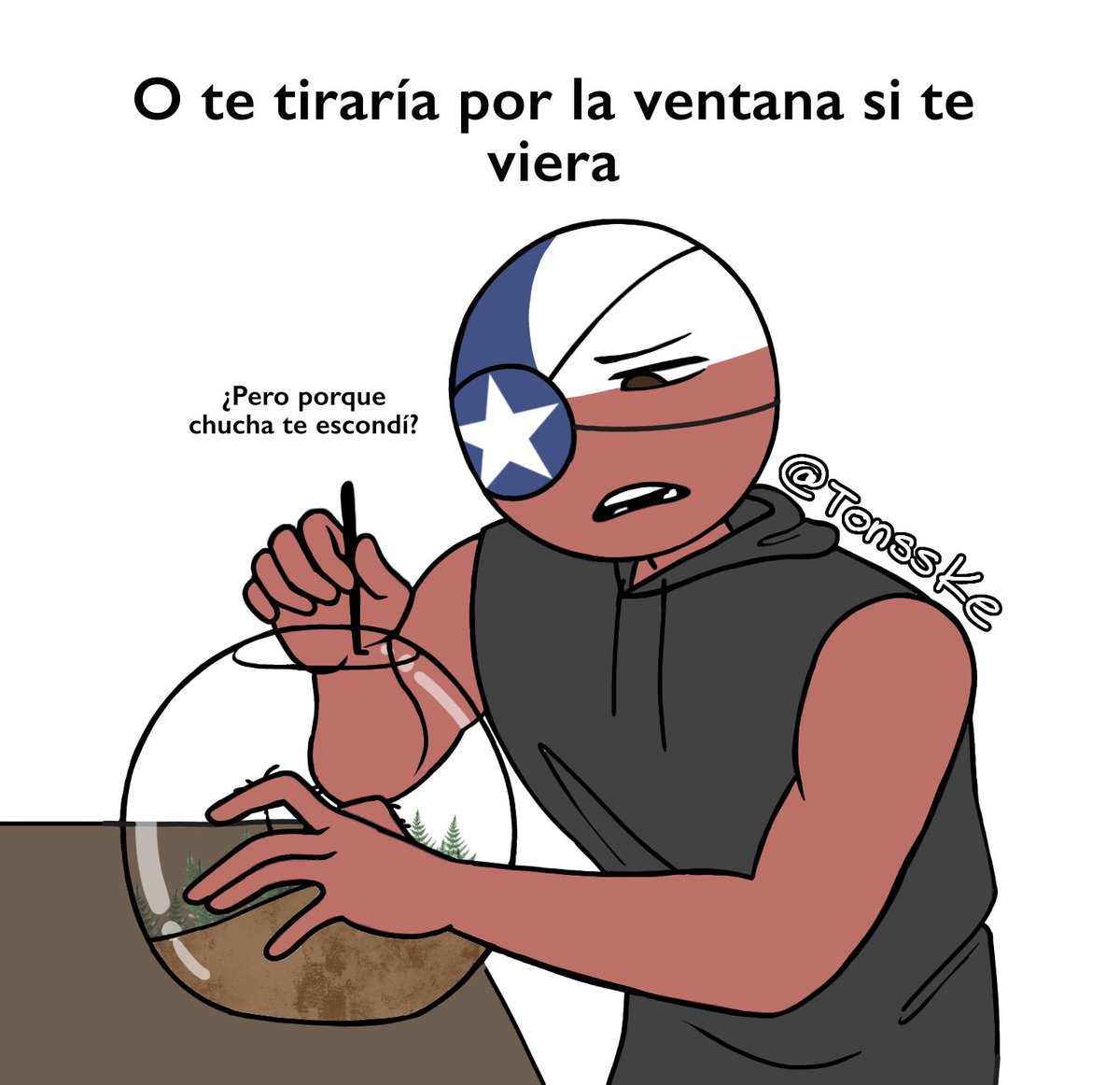 TonssKe's tweet photo. 1/2 Español. Traducido por @Mar_Fantini #countryhumans #countryhumansargentina #countryhumanschile #ChiArg https://t.co/N8S4YmDhgj