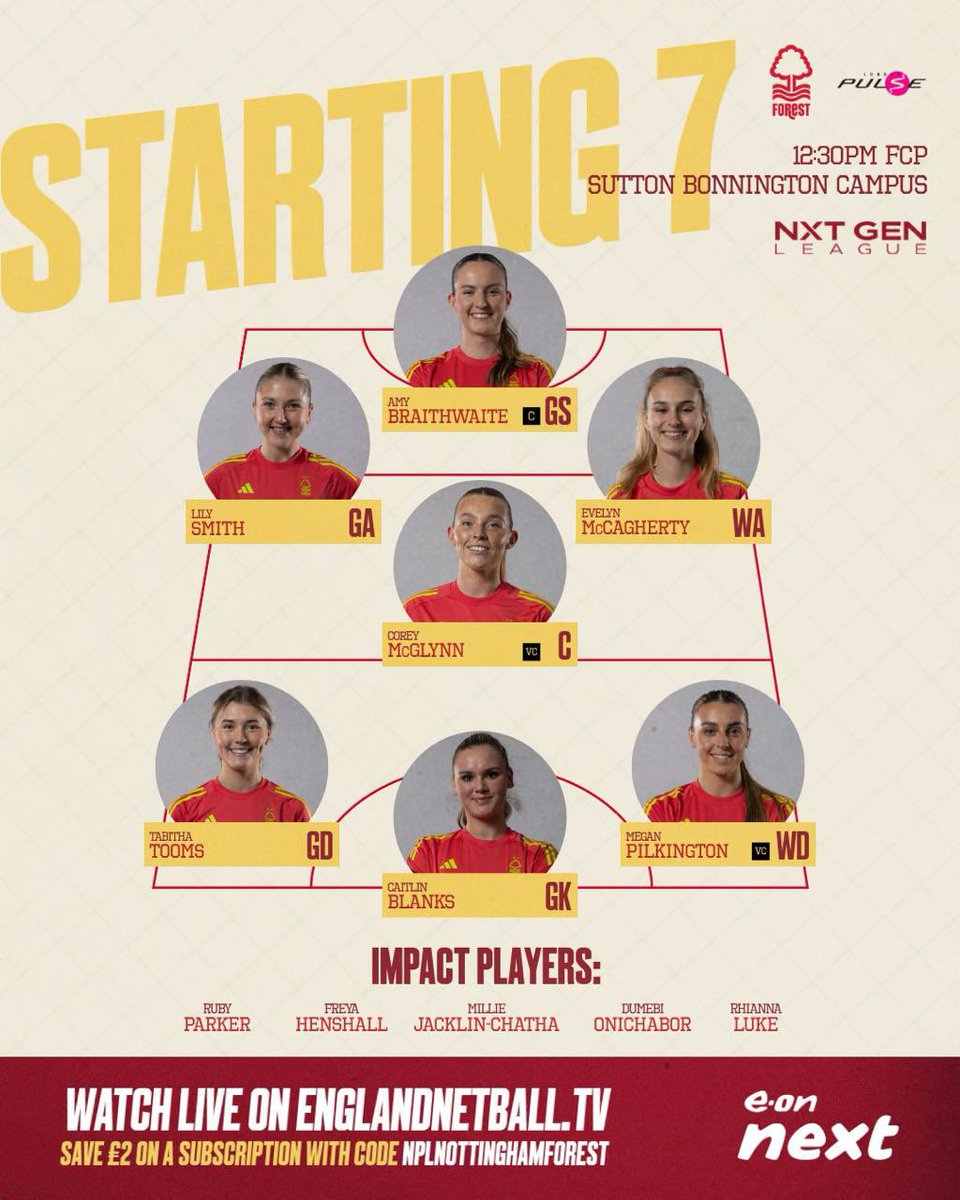 Nottingham Forest Netball tweet media