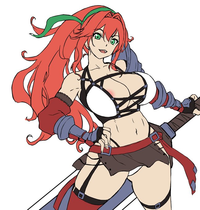 カードバトルRPGのキャラです。後先考えずにデザインしたのでエロシーンでこれ再現するのが大変 