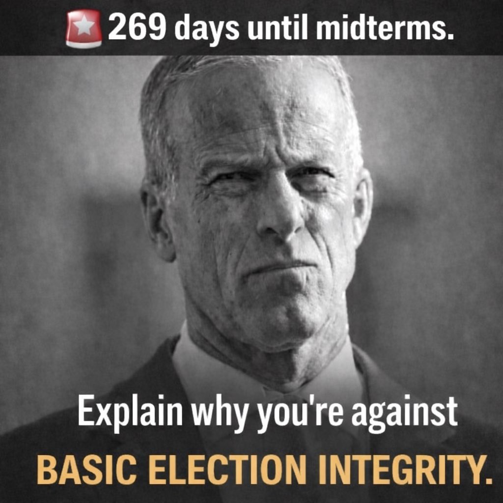 🔥Leader Thune, you should be embarrassed!

71% of Democrats want voter ID.

95% of Republicans want voter ID.

You are not working for us. 

We demand to know …
WHO? OWNS? YOU? 🫵🏻