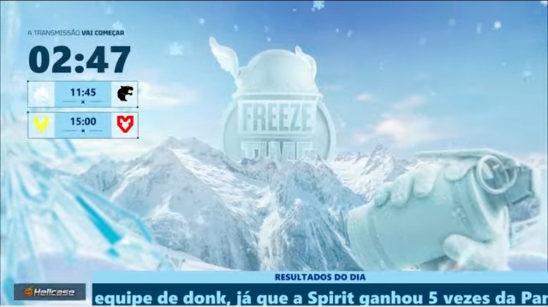 SEMIFINAL❗️

Freeze Time 🥶 está aqui e hj temos:
🔸️Jogos de ontem
🔸FURIA vs Spirit
🔸E muito mais

Vem cmg e com <a href="/nessyteras/">Vanessa Paccico (Nessy) 💫</a> estamos ON no Gau:
🟣Twitch/Gaules e GaulesTV
🔴Youtube/Gaules
🟢Kick/Gaules