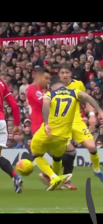 Romero won the ball and followed through below the ankle = red card