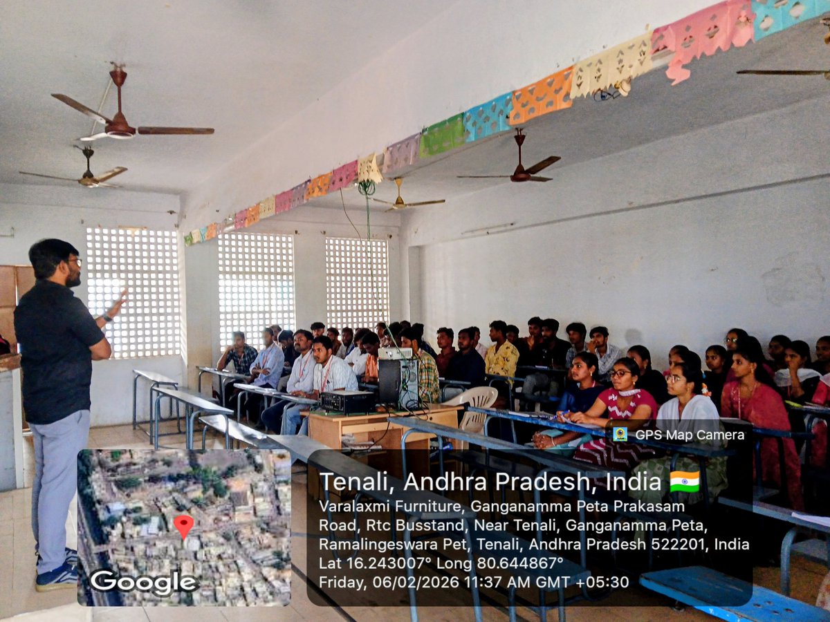 TechlynxLimited's tweet photo. I am happy and very proud to say that, officially under APSSDC, Techlynx Innovations Private Limited has started a one-month AI training program for NRK &amp; KRS degree college tenali. https://t.co/rw1tI1saBx