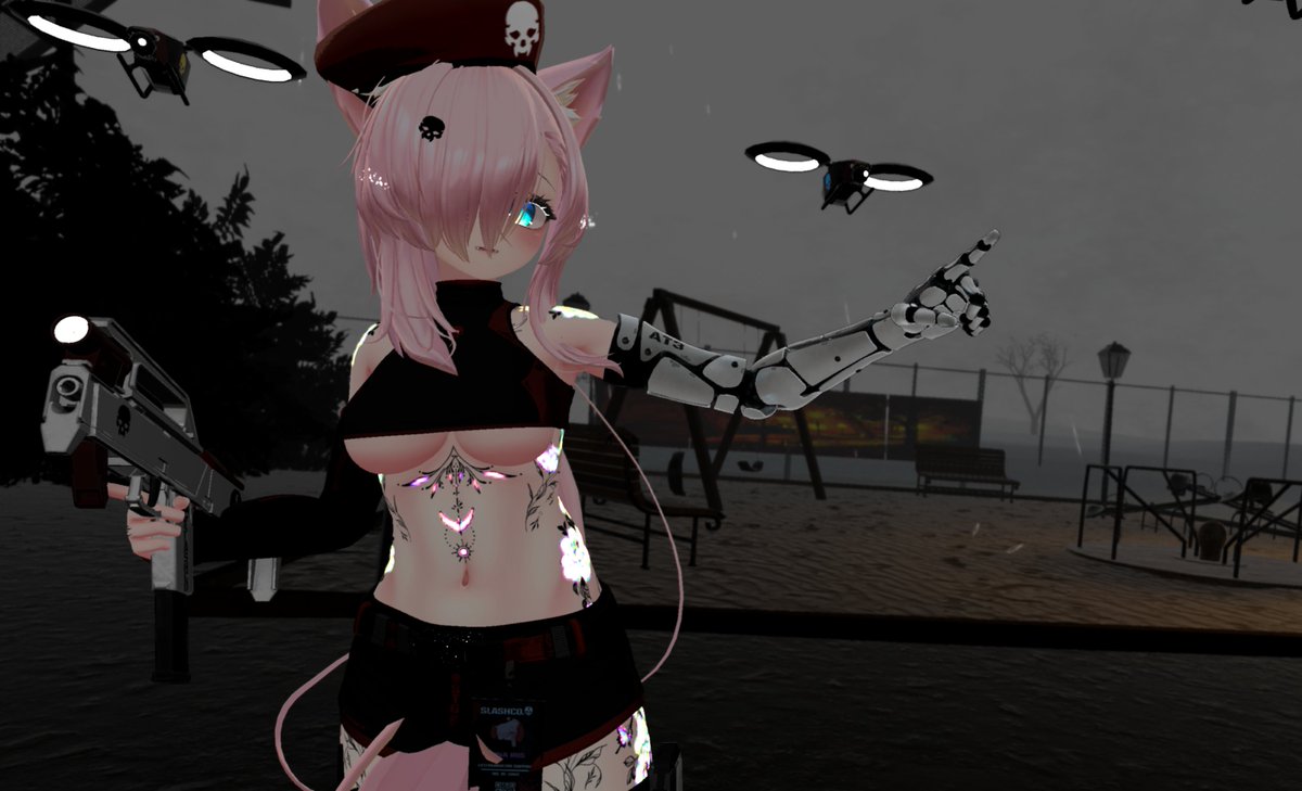 Scouting Mission-0151: Area is secured, I called in the Power recovery and Research Teams. Currently directing them before I move onto the next area.

#VRChat #SlashCoVR