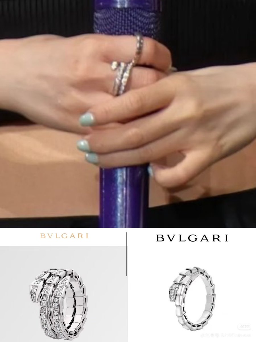 zzkkyy183811's tweet image. Ningning is basically a walking Bvlgari billboard today.