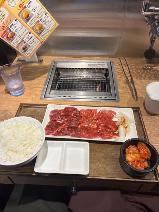 仕事終わりの焼肉ライクは最高!!明日選挙頑張って行く! 