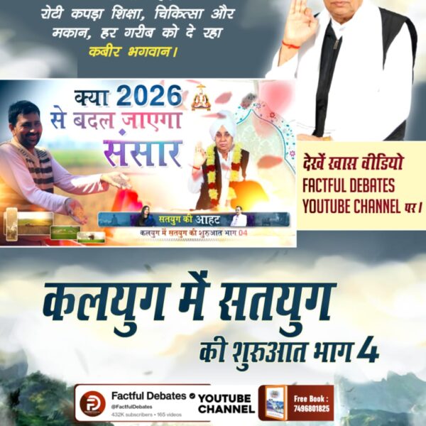 omprakashdassu2's tweet photo. #2026_की_सबसे_बड़ी_भविष्यवाणी
हरियाणा के गांवों में जहां डूबी थी फसलें, वहां संत रामपाल जी महाराज जी की कृपा से हुई गेहूं की बिजाई। देखें खास वीडियो कलयुग में सतयुग की शुरुआत भाग 4 Factful Debates YouTube Channel पर।
Factful Debates YouTube Channel https://t.co/IrcqGwgtoD