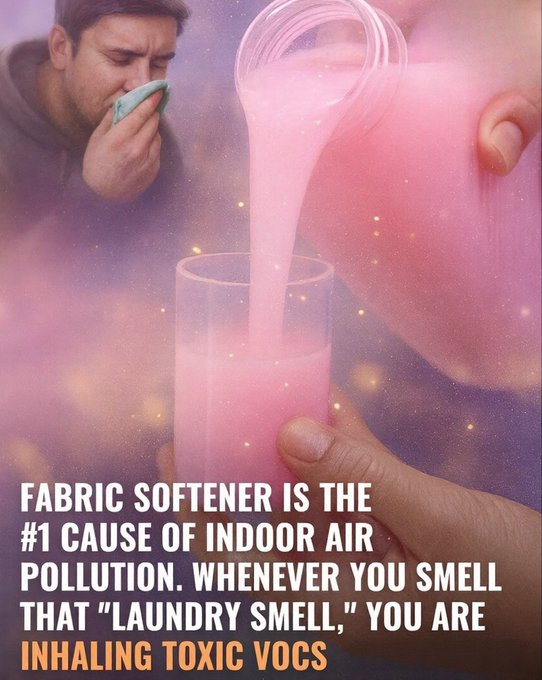Whenever you smell that “fresh laundry scent” you’re inhaling toxic chemicals.

That cozy “fresh laundry” scent from fabric softeners and dryer sheets is actually one of the top sources of indoor air pollution, doctors warn.

According to gastroenterologist and professor Dr.