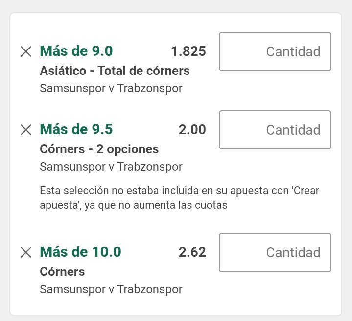 ThiPamBets's tweet photo. 🪜🪜🪜 de corners que llevamos en nuestro canal FREE de ⛳y 🟨🟥...🍀🍀
https://t.co/E1KtH0bwLC https://t.co/r1mlgWHmU1
