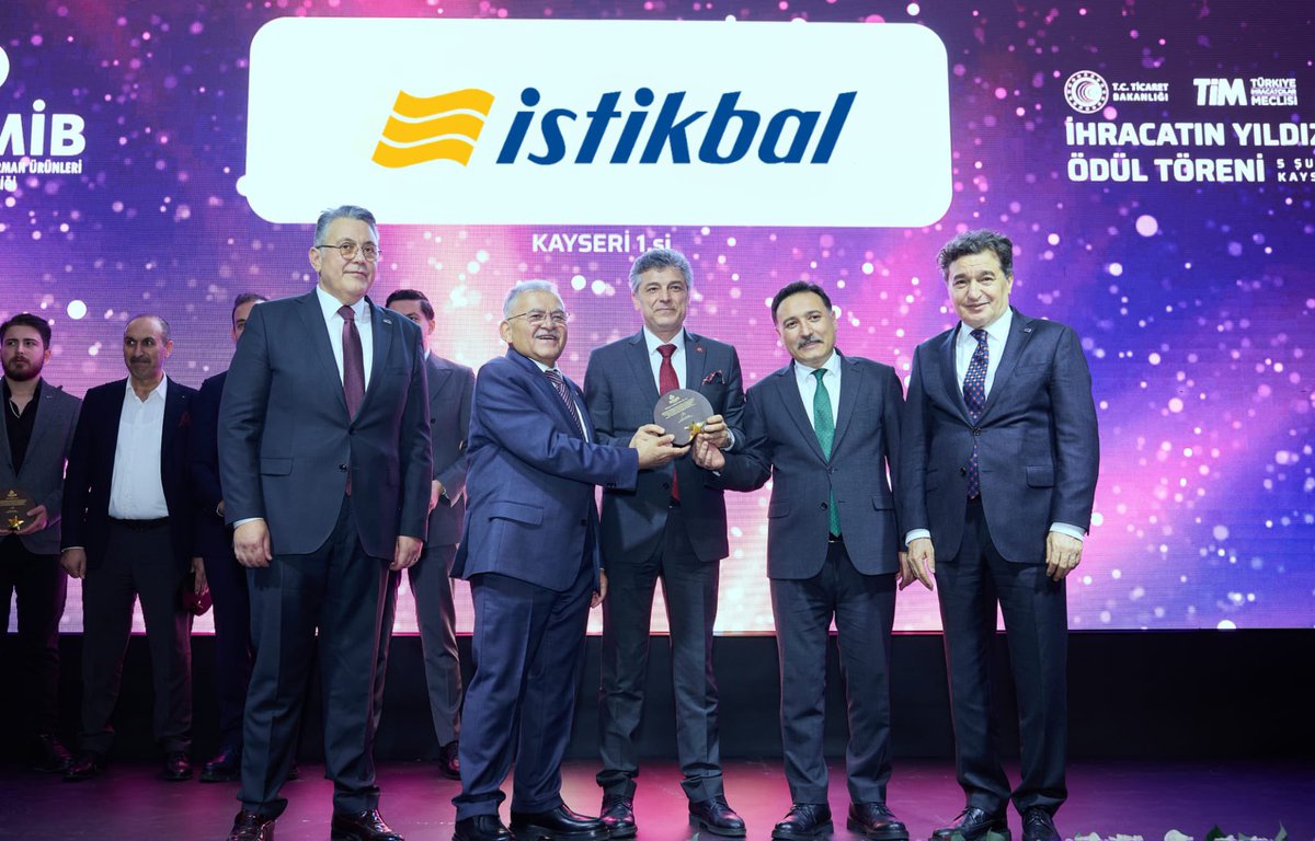 AKAMİB 2025 İhracat Ödülleri’nde kazandığımız birincilik, İstikbal ailemizin inancı, emeği ve birlikte başarma ruhunun en güzel göstergesi oldu.

Üreten, değer katan ve markamızı dünyada gururla temsil eden tüm ekip arkadaşlarıma teşekkür ediyorum.